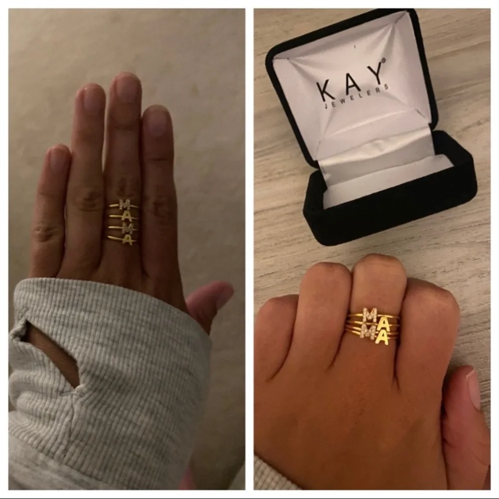 MAMA GOLD RING - Picture 1 of 5